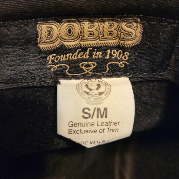 Dobbs Genuine Leather Vintage Cabbie/Newsboy Hat - Picture 6 of 6